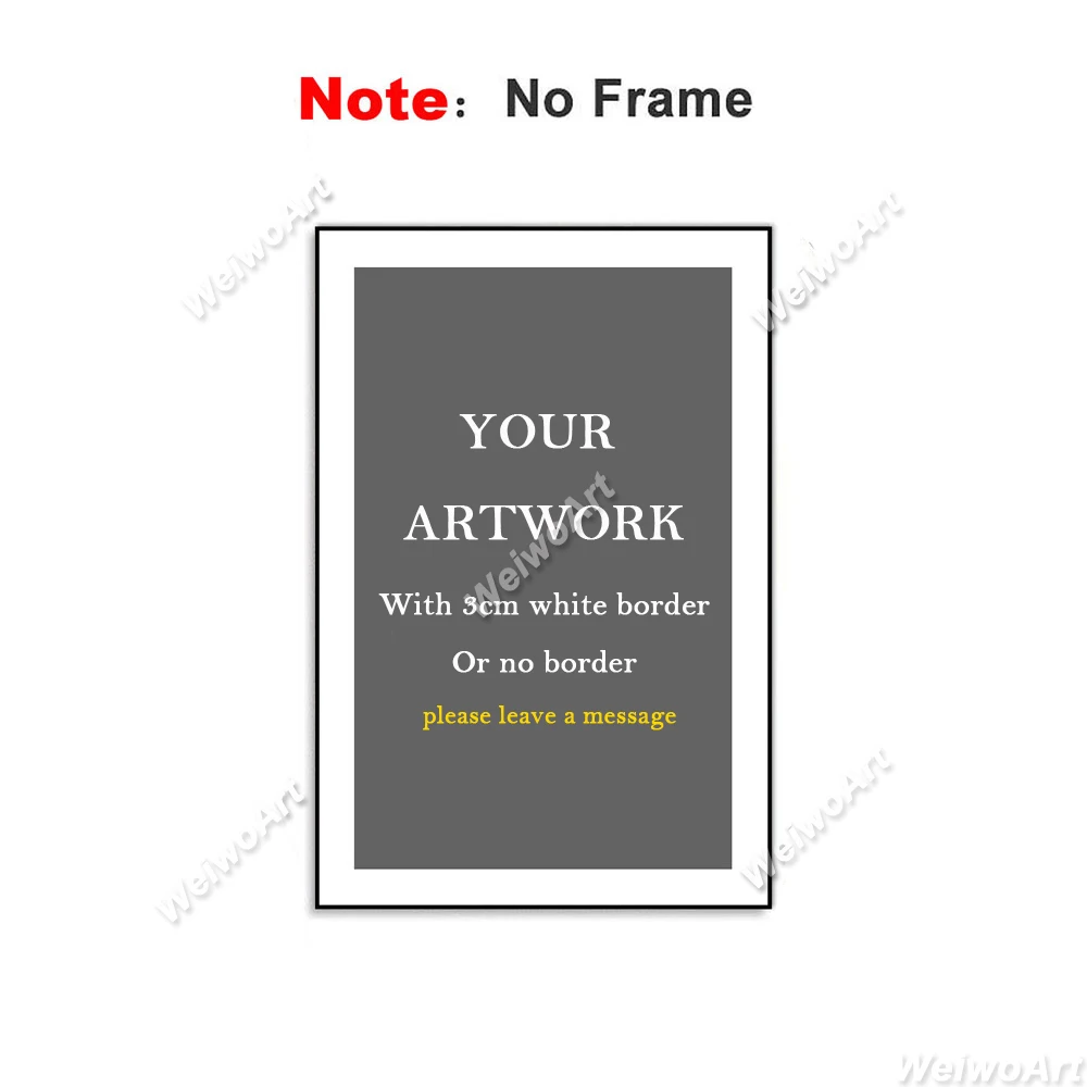 Custom Prints Canvas Painting DIY Posters Your Photo Favorite Family Customized Picture For Living Room Home Wall Decor No Frame