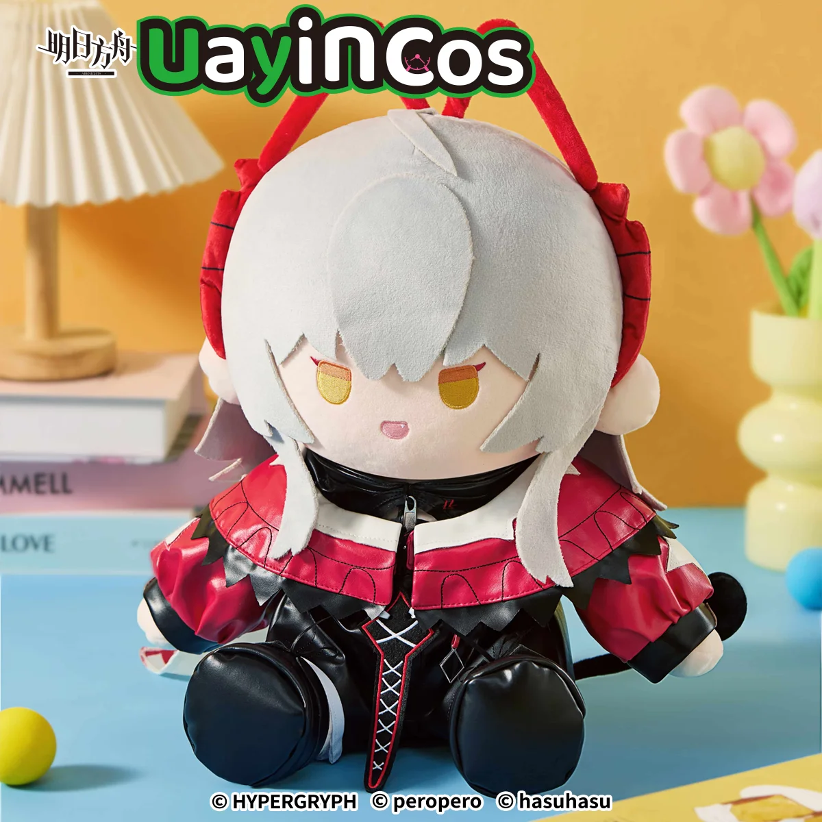 

In Stock 40cm Arknights Amiya Wisadel Cartoon Stuffed Plushies Plush Doll Clothes Pillow Anime Ornaments Figure Game Toy Kids