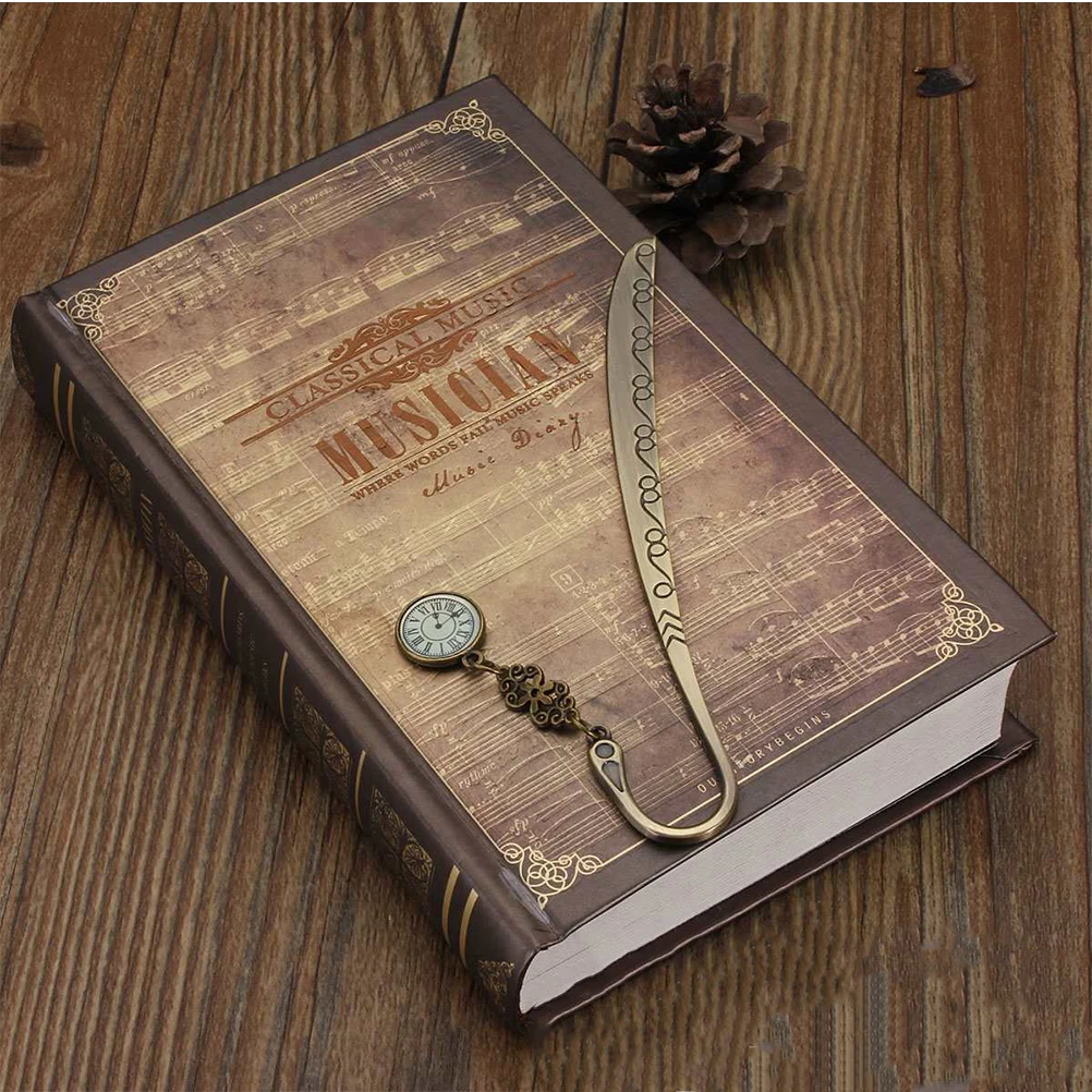 

3Pcs Creative Vintage Metal Bookmark Stylish Office School Supplies Unique Gift for Book Lovers Students Decorative Use