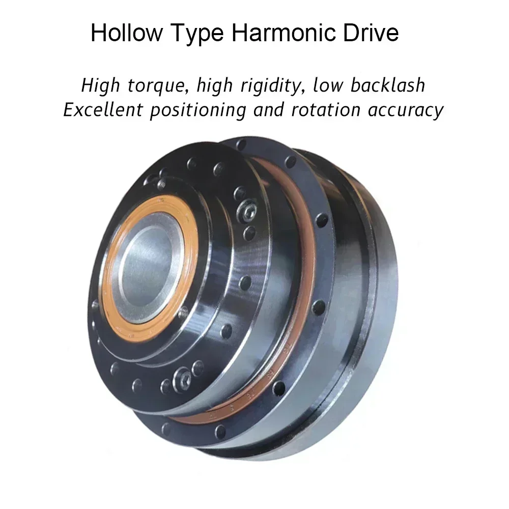 Hollow Harmonic Drive Harmonic Reducer Gear For Stepper Servo Motor High Precision Harmonic Gearbox for Mechanical Arm Joints