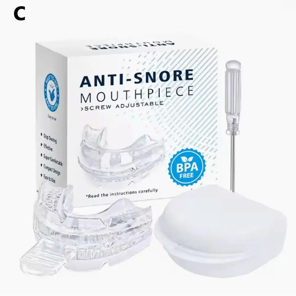 Adjustable Anti Snoring Mouth Guard Anti-Snoring Mouthpiece Sleeping Improve Mouthpiece Devices Sleep Snoring Bruxism Stopp O2O8