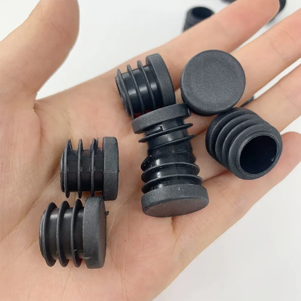 12 Pcs 10/19-50 mm Round Plastic Hole Plugs Caps ,Inserts for Metal Tubing, Glide Protection from Chair Furniture parts image 6