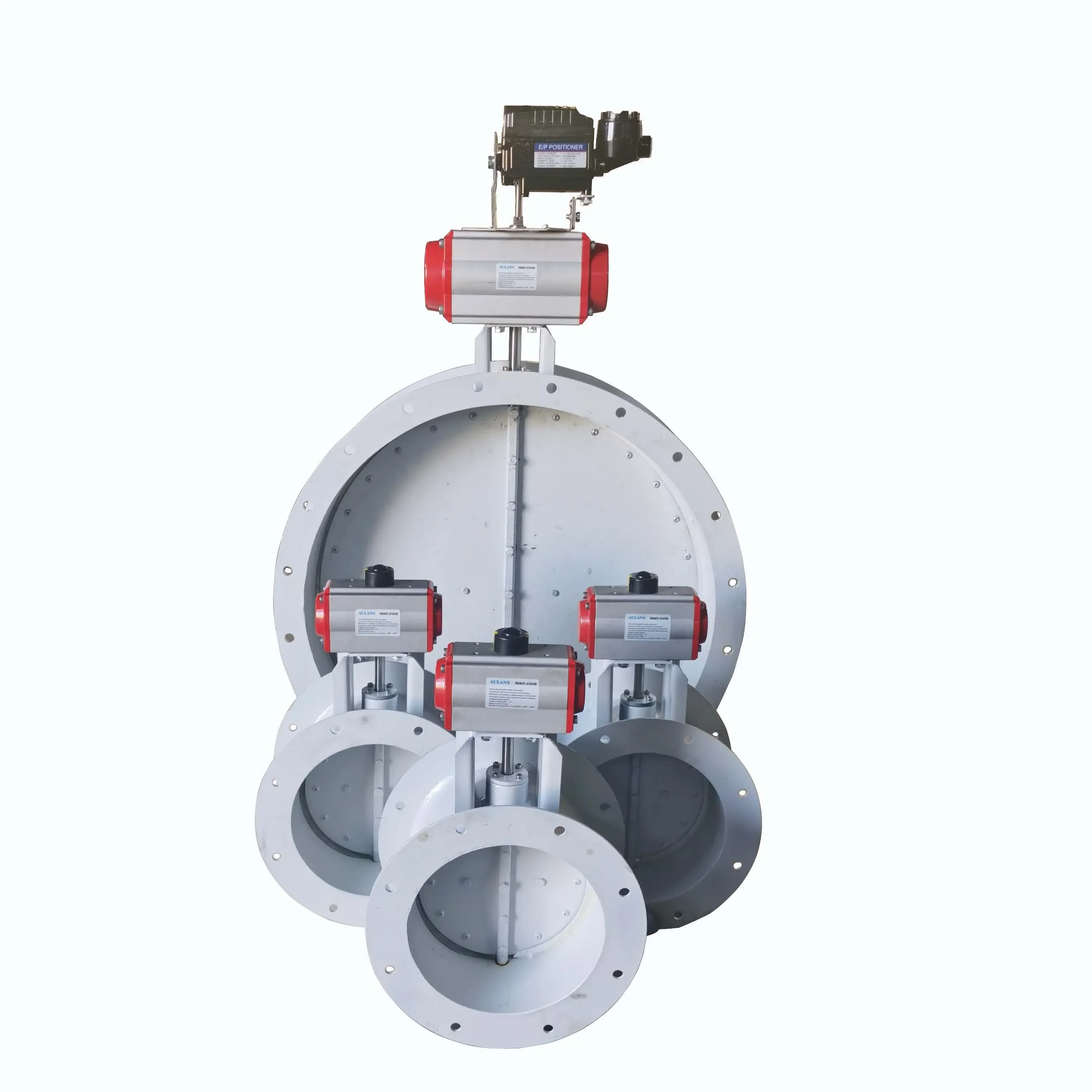 Pneumatic Air Valve Vent Air Damper Gas Regulate Control For Ventilation Butterfly Valve