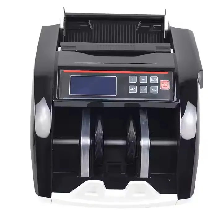 5800 UV MG LCD Display Bill Counter Multi-Currency Counting Machine Cash Detector for Business Financial Institution