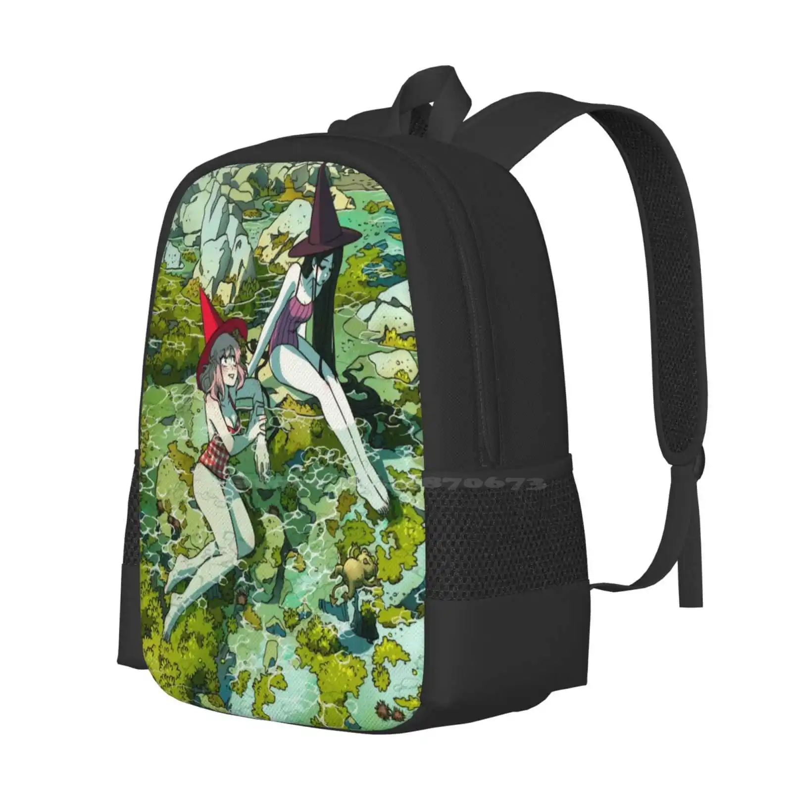 Summer Witches Hot Sale Schoolbag Backpack Fashion Bags Summer Vibes Beach Toilet Holidays Vacation Witches Hooky Webtoon Comic