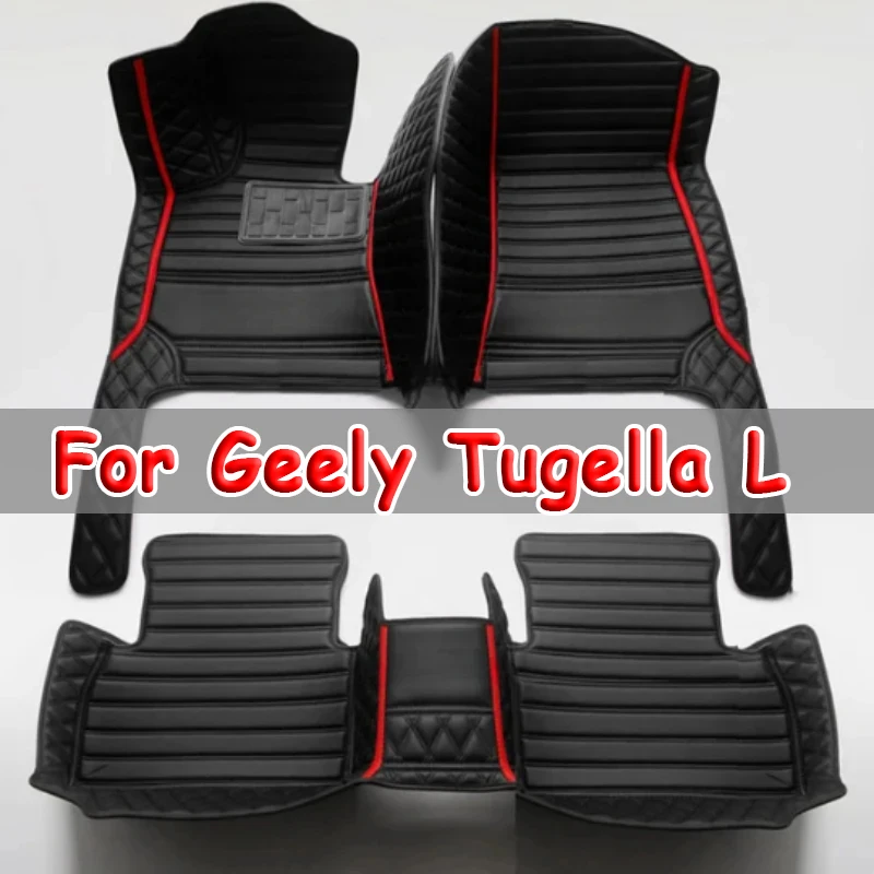 Car Floor Mats For Geely Tugella L Hybrid 2022 Custom Auto Foot Pads Automobile Carpet Cover Interior Accessories