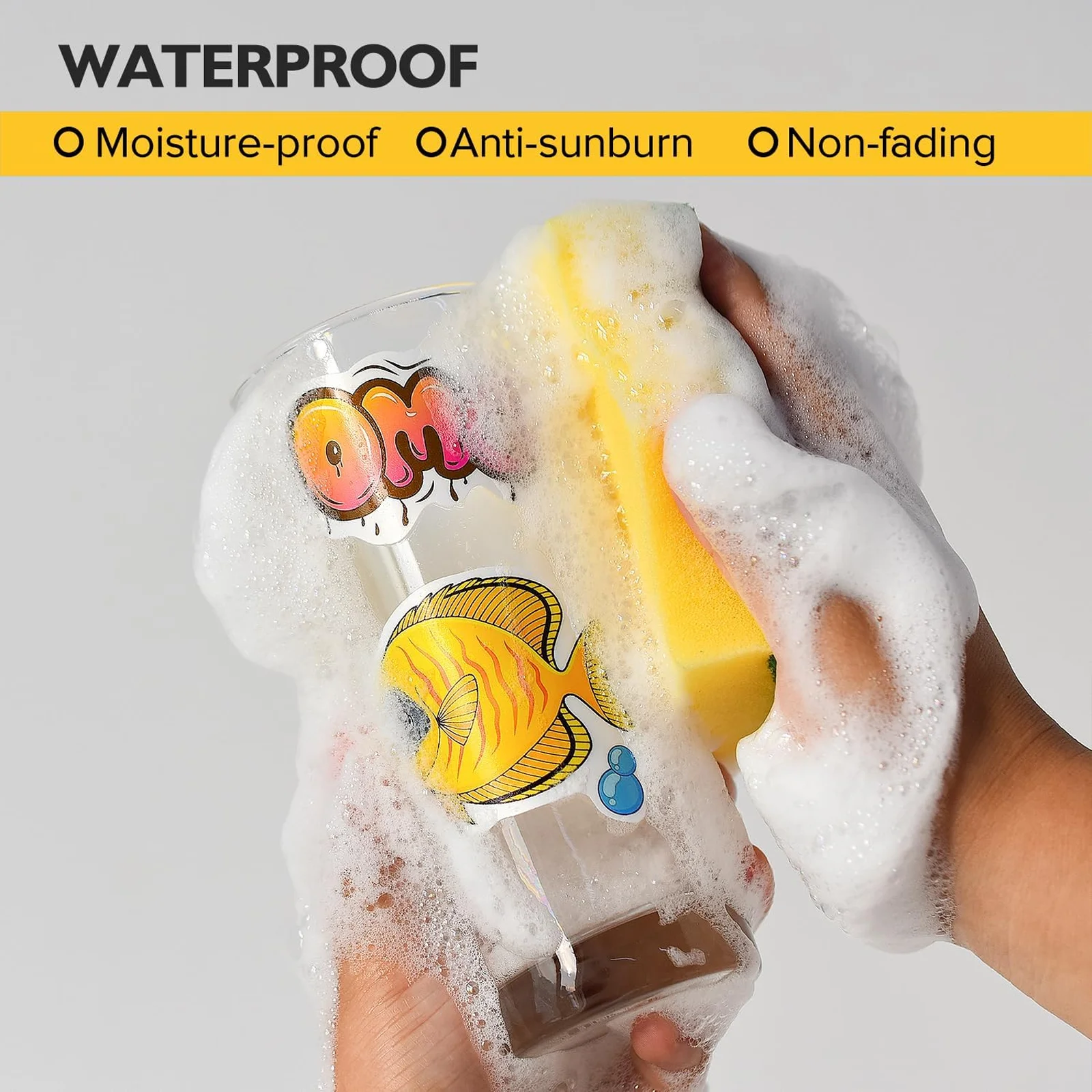 10 Sheets Glossy White Printable Vinyl Sticker Paper 8.5x11Inch Tear-Resistant Waterproof Inkjet Glossy Paper for Label Printing