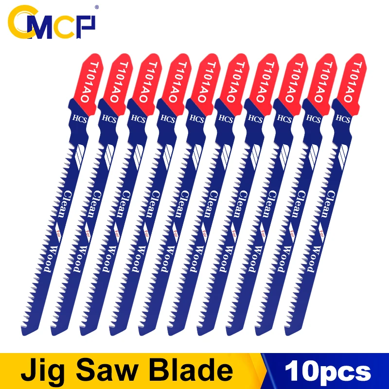 CMCP 10pcs HCS Jig Saw Blades T101AO T101B T111C T101BR T144