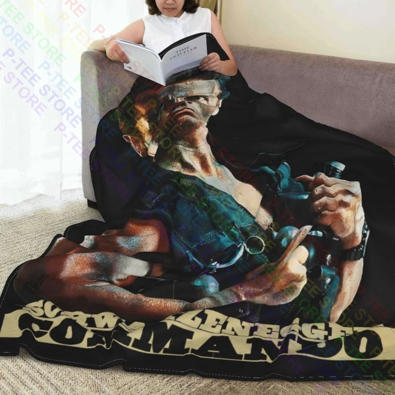 Arnold Schwarzenegger Commando Blanket Casual Bedroom Ultra-Soft Cover Blanket Sofa Decorative