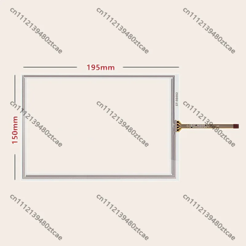 8.4 Inch 4-Wire Resistive Glass Touch Screen Panel 189mm 142mm Replacement for ST-08402 ST-08401 G084SN05 v3