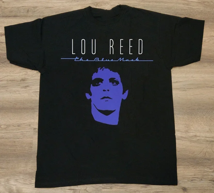 Hot Trend Lou Reed The Blue Mask Black Cotton Full Size Shirt PP660