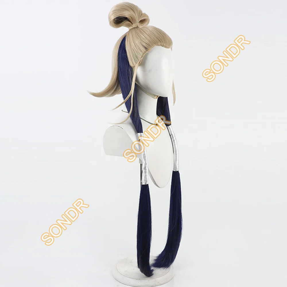 Perruque de Cosplay synthétique Anime GACHI AKUTA Tamsy Caines, tresses longues de 100cm, perruque résistante à la chaleur pour hommes, accessoires de fête d'halloween et de carnaval