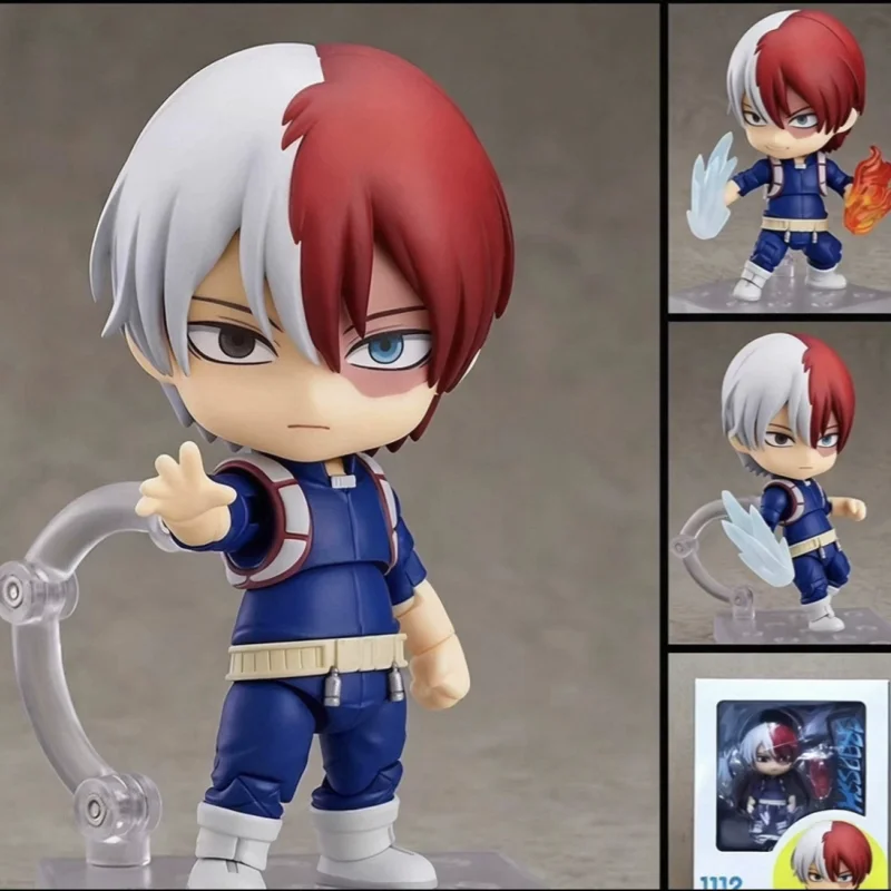 【Spot】Hot Anime My Hero Academia Q Version Anime Nendoroid Action Figure Collectible Model Desktop Ornament For Adult Collector view 6