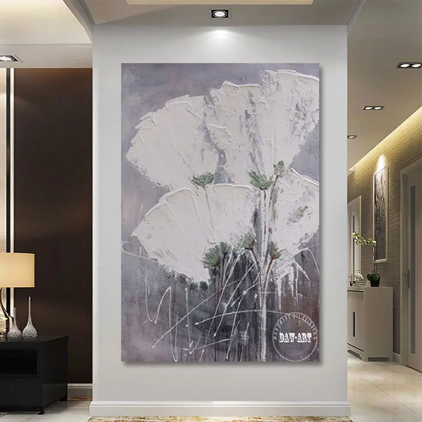 

Sofa Background Pictures Wall Decoration Canvas Abstract Acrylic Painting Art Frameless 3d Flowers Hand Drawing Artwork Gifts