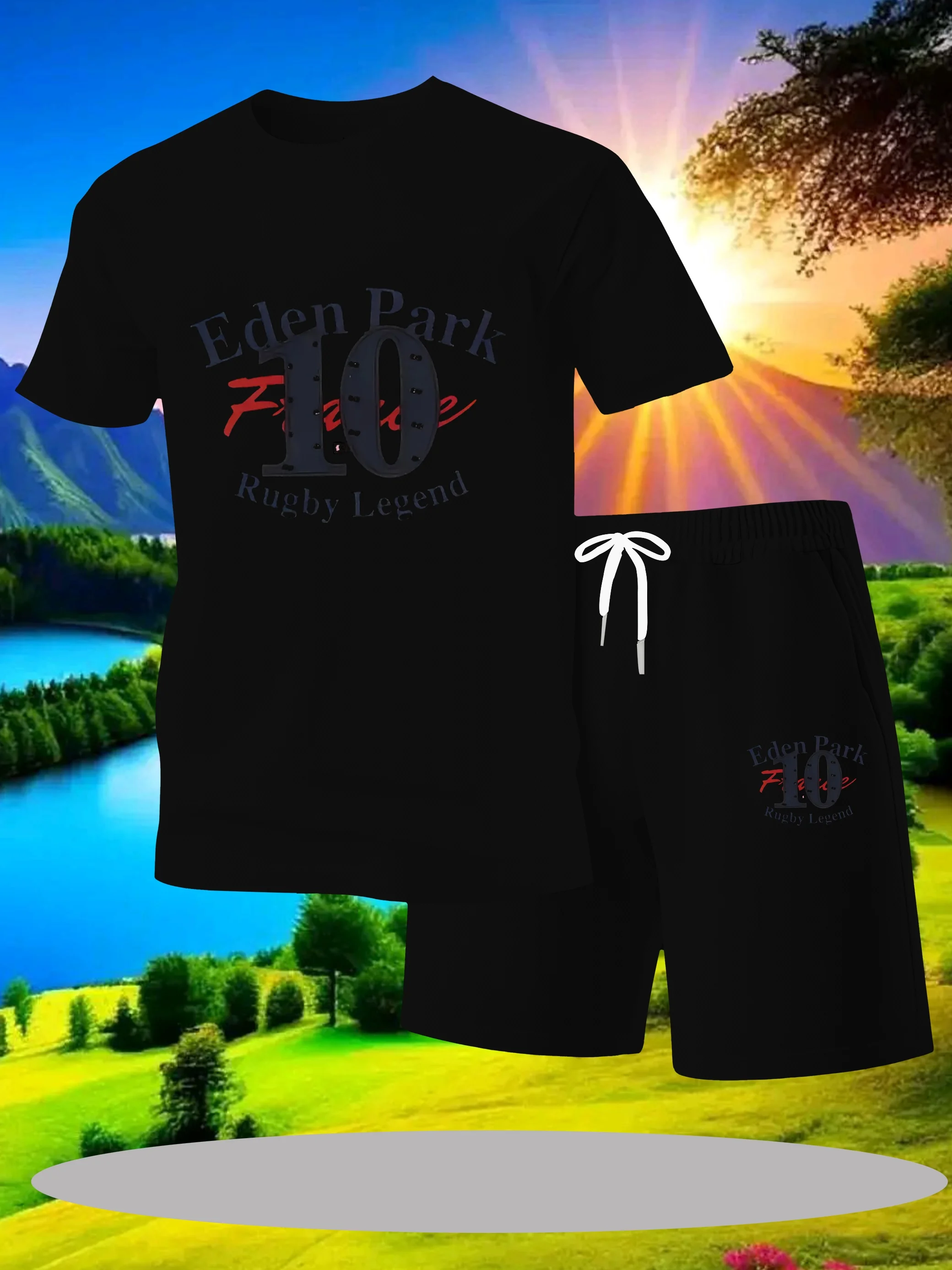 

2025 летний новый повседневный модный уличный мужской комплект высокого качества, удобный