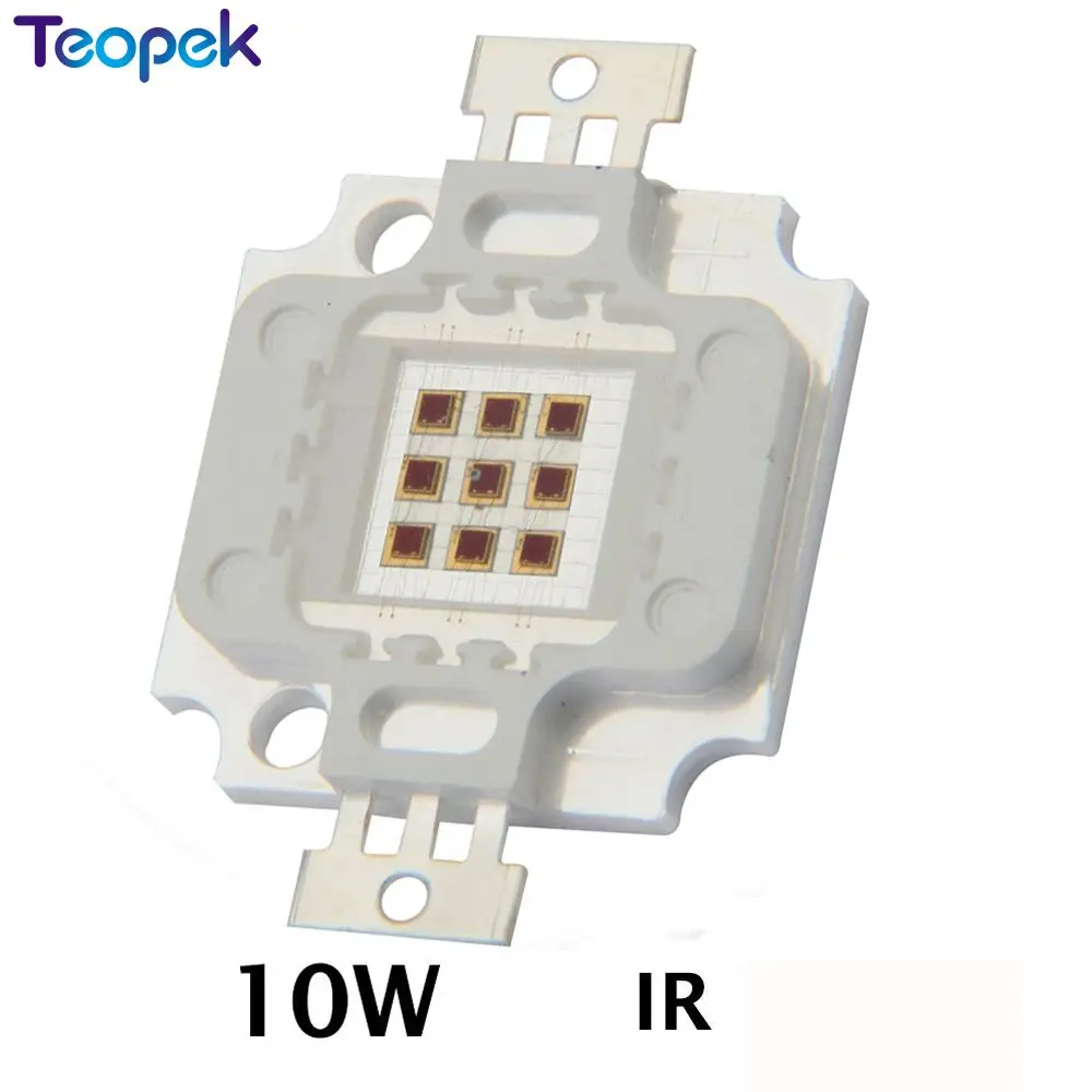 High Power LED 730nm 850nm 940nm IR LED Infrared 1W 3W 5W 10W 20W 30W 50W 100W 850 nm 940 nm Emitter Light Lamp
