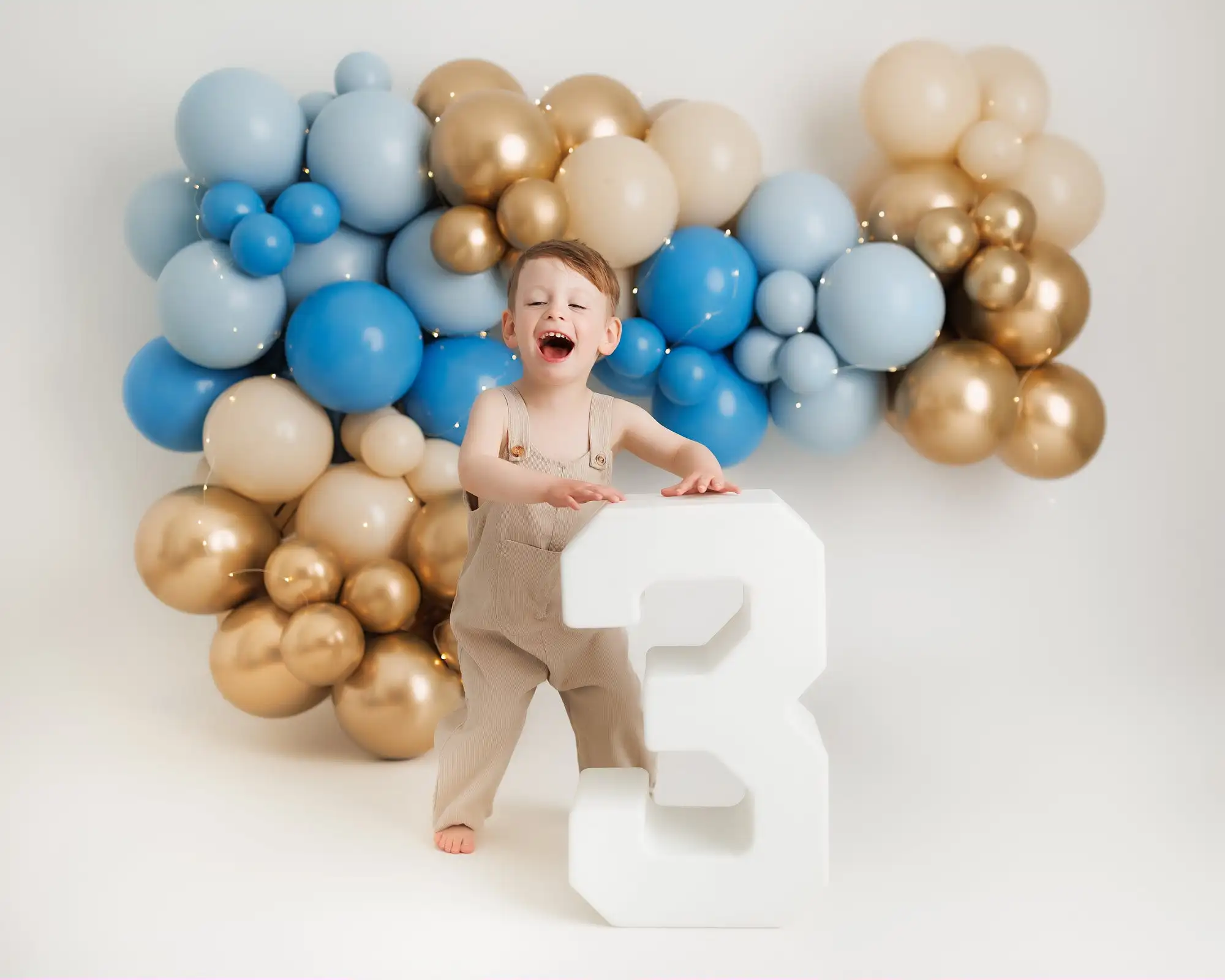 Teal Large ONE Birthday Backdrop Balloon Arch Kids Baby Cake Smash Photography Props Boys 1st Birthday Party Backgrounds