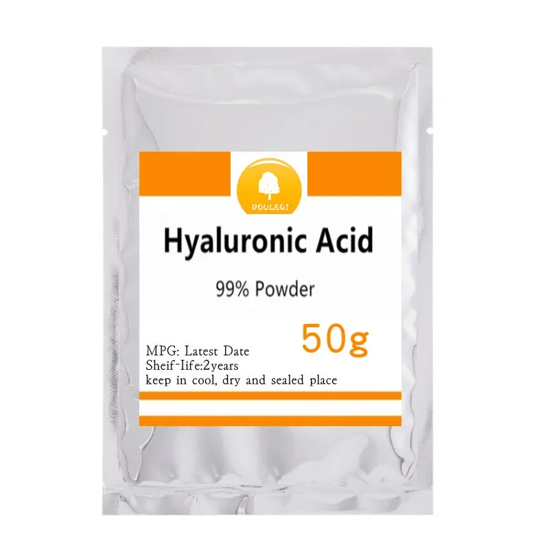 99% Hyaluronic Acid Powder, Low molecular weight ,Moisturizing and Whitening,top Cosmetic Ingredients Anti-aging Food Grade