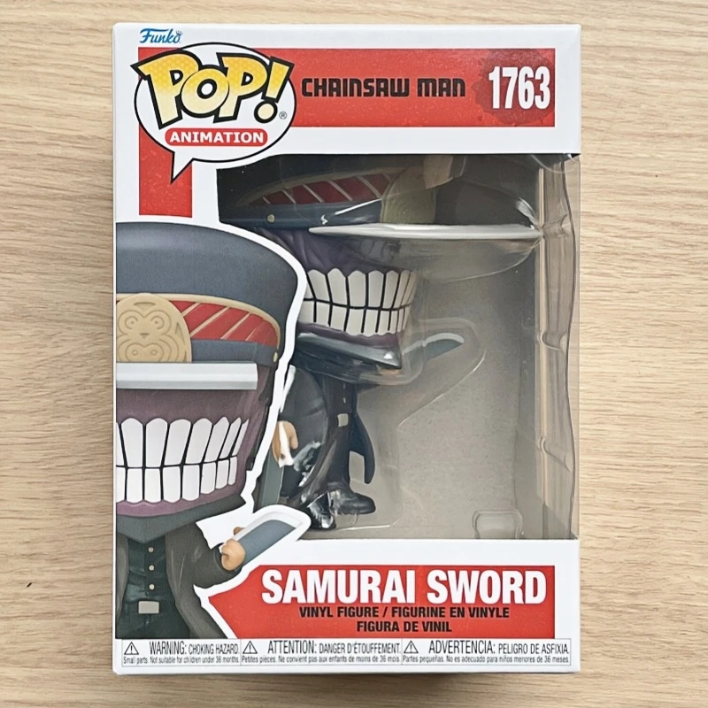 Funko Pop! Espada Samurai de Chainsaw Man (Animación) # Figura de Vinilo Original de 1763, Modelo Coleccionable de Anime, Adorno de Escritorio, Juguete de Regalo