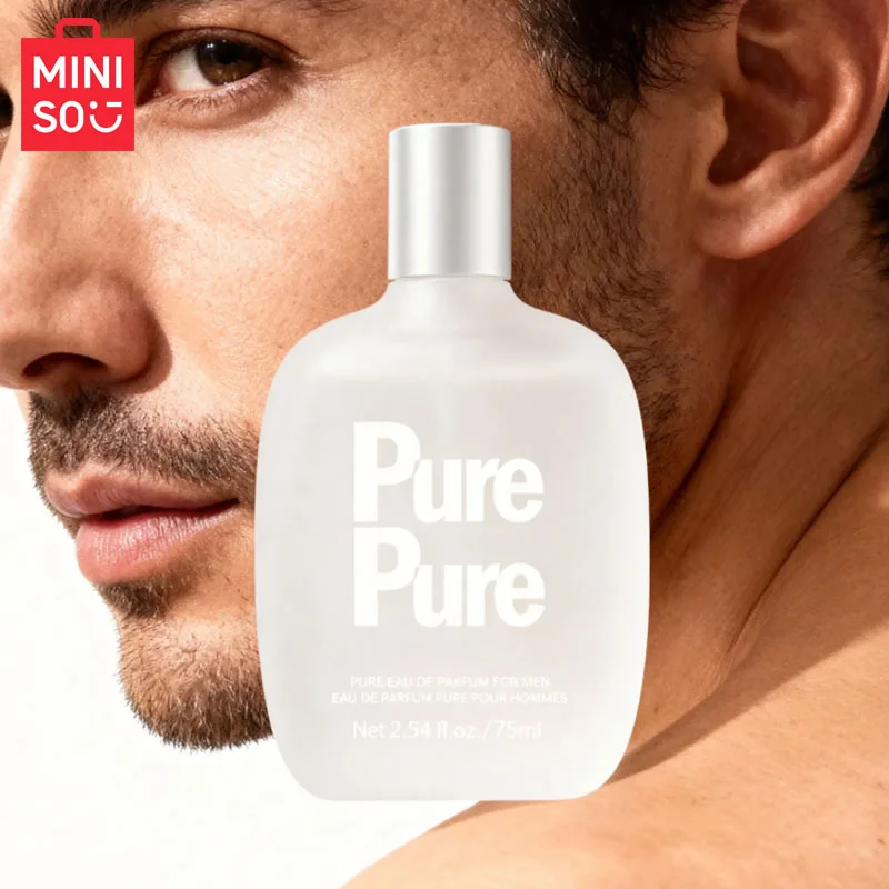 MINISO PURE Perfume For Men Original 75ML Fruity Floral Eau De Parfum Body Spray Luksusowy perfumowany spray dla mężczyzn
