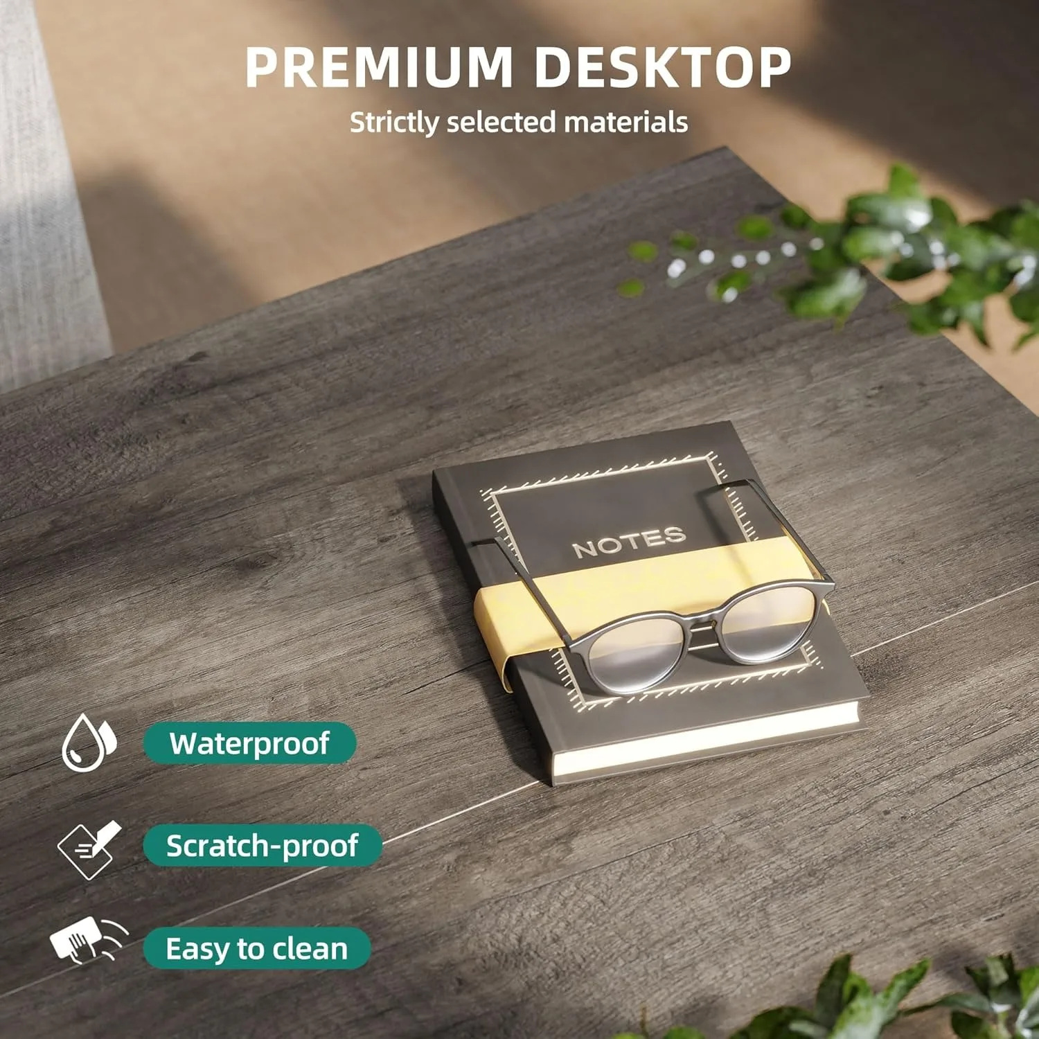 Farmhouse Coffee Table with Storage Rustic Wood Cocktail Table,Square Coffee Table for Living Meeting Room,Light Brown