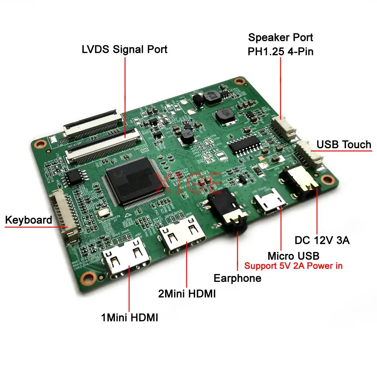 Screen Controller Driver Board Fit LTN101NT02 LTN101NT05 10.1