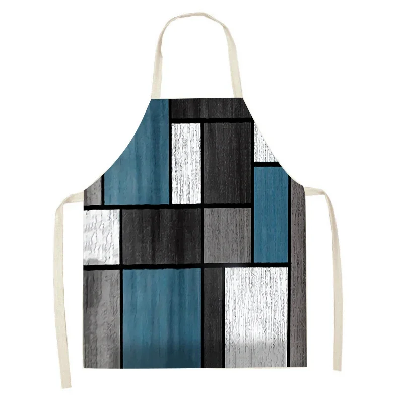 Mermaid Scale Apron Fish Scale Wood Grain Aprons Baking Accessories Christmas Gift Cooking Accessories Apron Menage Nettoyage