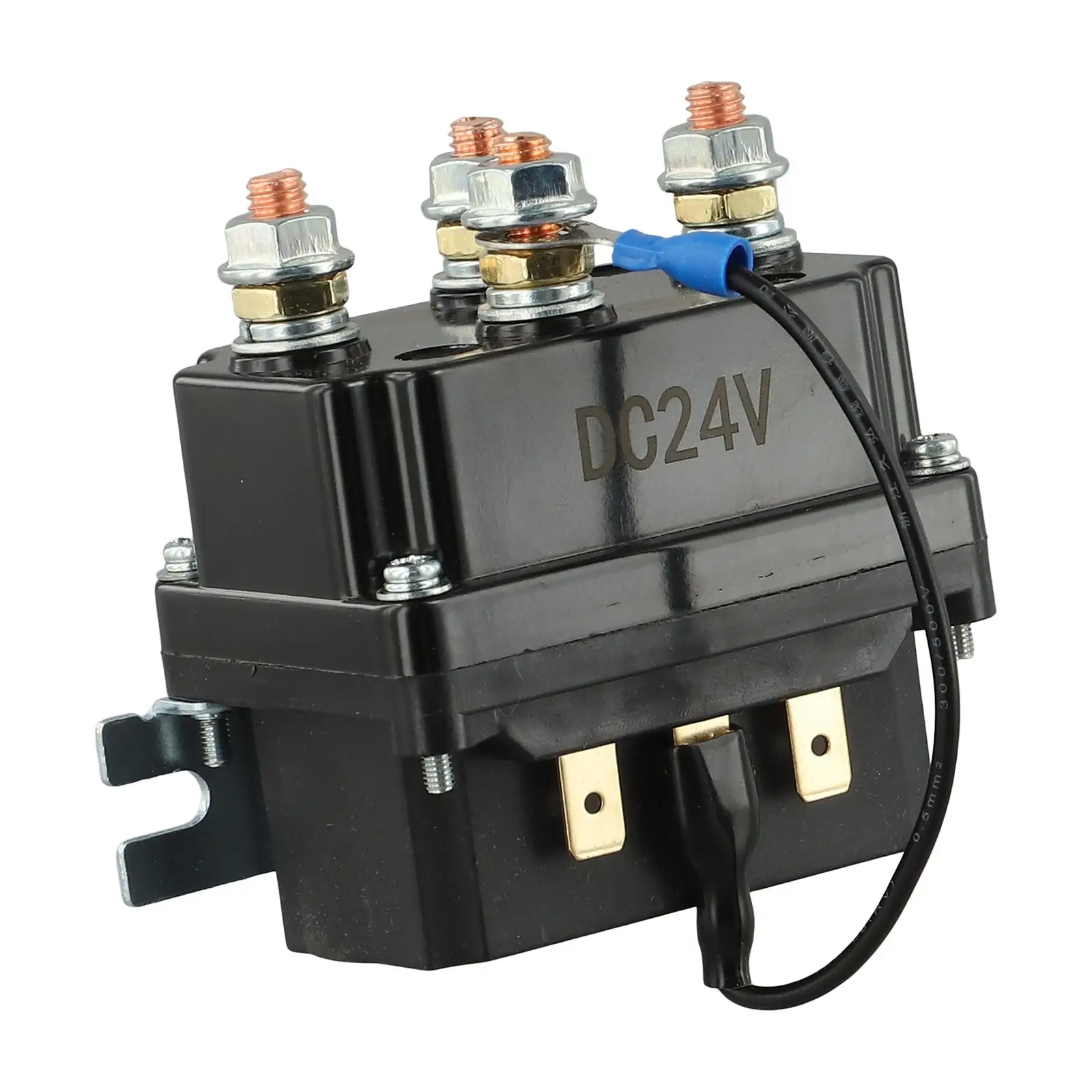 

1pc 24V 250A Winch Solenoid Relay For Mechanical Equipment With Cable Magnetic Contactor Relay Power Tools Spare Parts