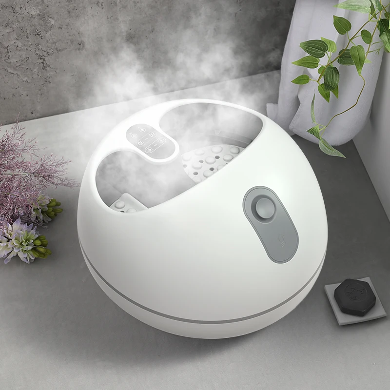 Ultrasonic Steam Basin Portable Design Fumigation Massage Foot Bath Innovative Thermal Cover Foot Spa Mom's Gift Foot Massagers