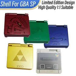 Coque de remplacement pour GBA SP, étui de réparation, bricolage, délibérément garçon, Advance SP, édition limitée