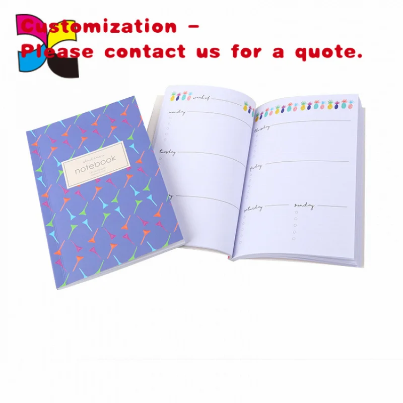 custom.Custom Printing School Office Supplies Writing Notebooks A4