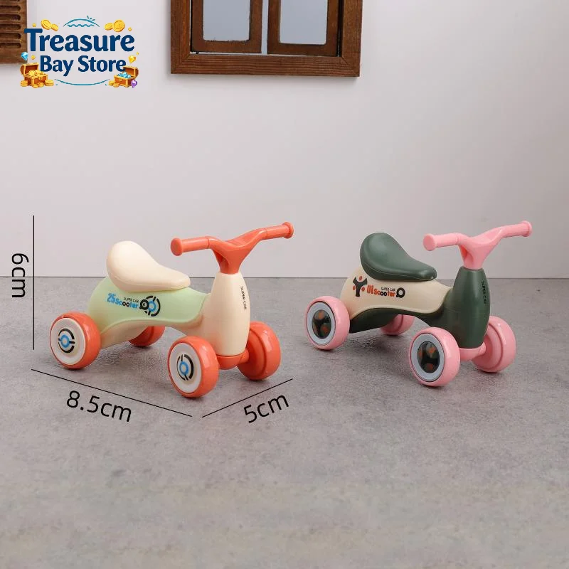 Kids Toys Scooter - 1 pièce, mini-voiture d'équilibre décorative, modèle