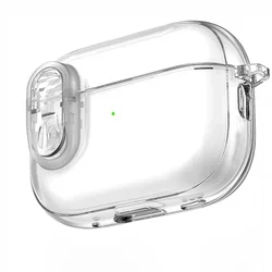 Cover for Airpods Pro 2nd Generation Case with Secure Lock Compatible for Airpods 3 2 Clear Soft TPU Transparent Shockproof Case