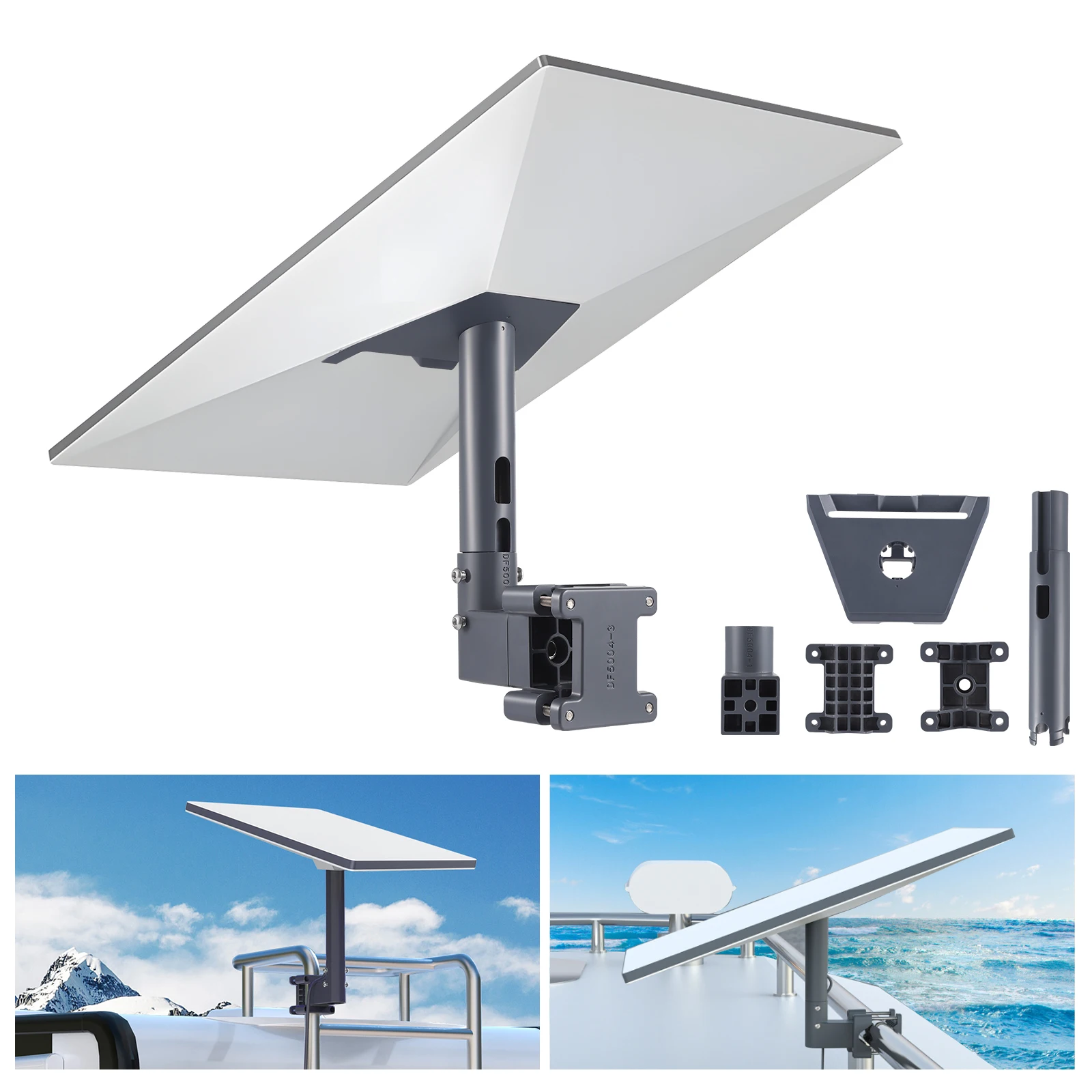 Starlink Gen 3 Mount 360° Adjustable Starlink Mounting Kit Compatible with V3 Starlink Standard For Roof Exterior Wall Install