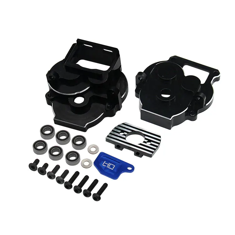 Hot Racing HR Aluminum Transmission Case Sliding Motor Mount for Traxxas TRX-4M 1/18 Upgrade