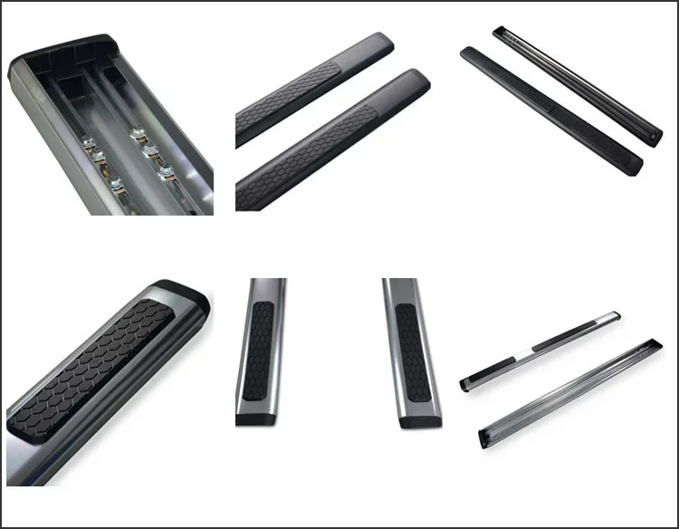 أبولو الألومنيوم الجانب خطوة بار سيارة تشغيل لوحات العالمي دواسة لاقط ل دودج رام طاقم الكابينة 1500 2017 اكسسوارات