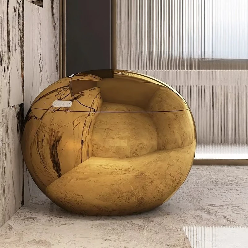 

Luxury high-end golden egg smart technology floor-to-ceiling golden smart seat bowl