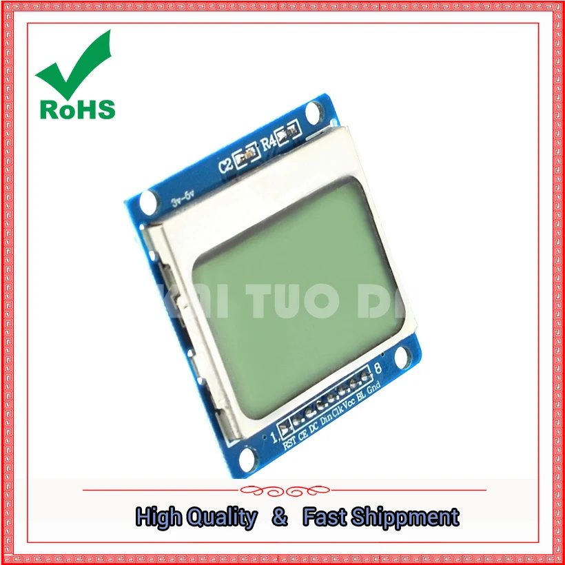 5110 LCD Red Screen Blue Screen LCD Module