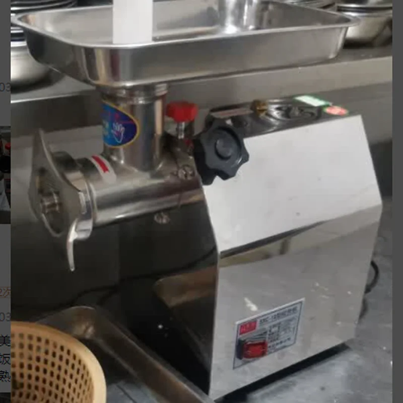 Table Top Electric Meat Mixer Mini Pork Grinder Chopper Automatic Meat Mincer Commercial Frozen Meat Grinder