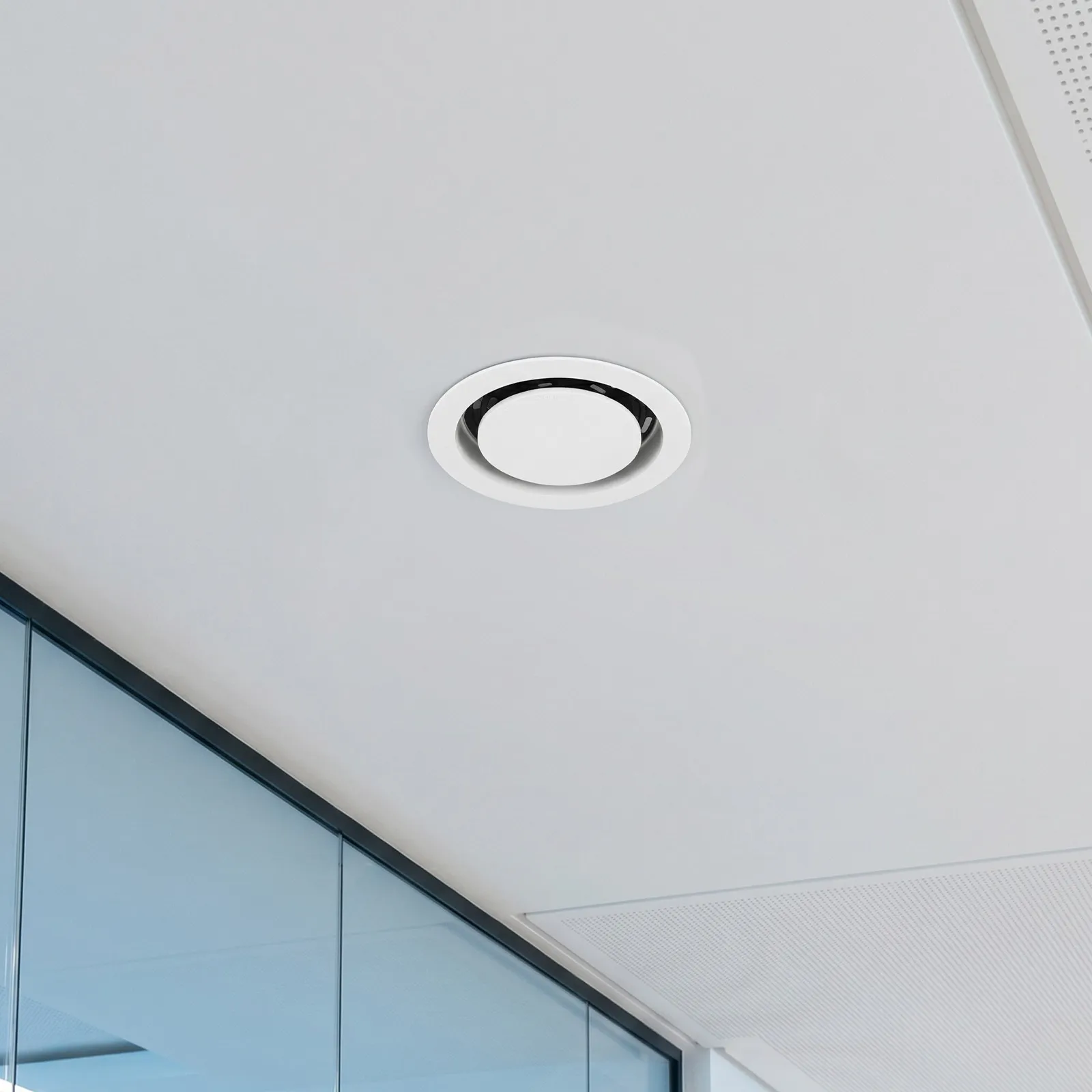 Round Air Vent ABS Adjustable Vent Cover 3 Inch Central Air Conditioning Louver Grille Cover for Home Office Bathroom Kitchen