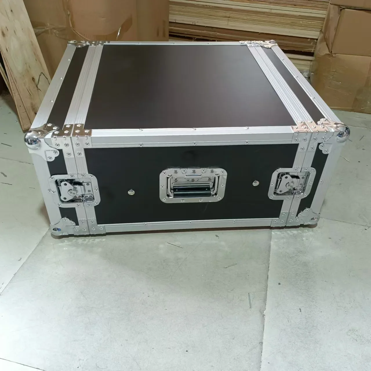 4U Two-door Shockproof Amplifier Case, Customized Yamaha MONTAGE M8x Synthesizer Case Dimensions: W1,446mm H170mm D460mm