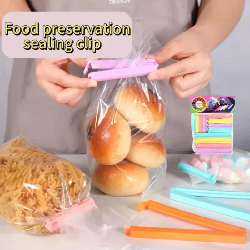 Food Snack Storage Seal Sealing Bag Clips Sealer Clamp Food Bag Clips Kitchen Tool Food Close Clip Kitchen Accessories