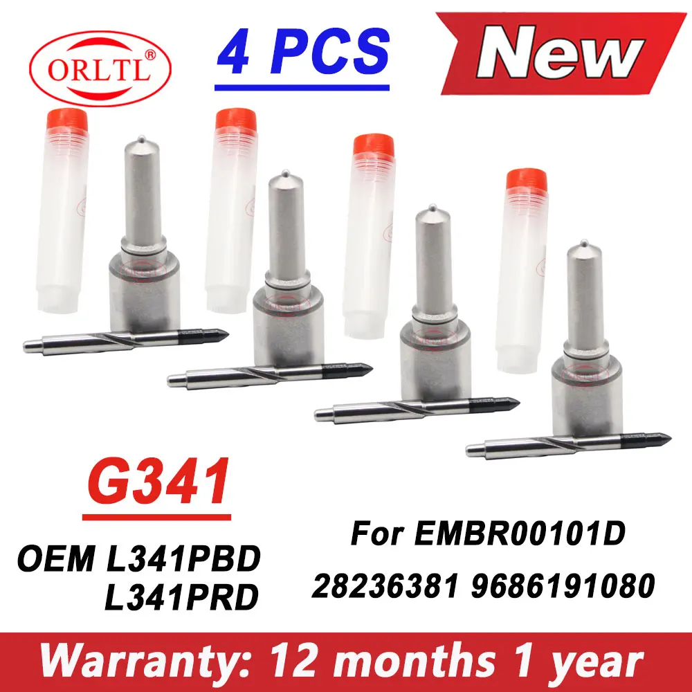 

4PCS NEW NOZZLE G341 H341 for FORD Euro 5 16819971809626 9M5Q9F593BA 9M5Q9F595BB EMBR00101D 28236381 for SSANG YONG Mercede