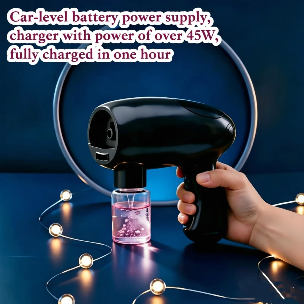 Type-C port rechargeable fog smoke bubble machine Party Wedding Birthday Photograph Christmas Halloween children kids toy