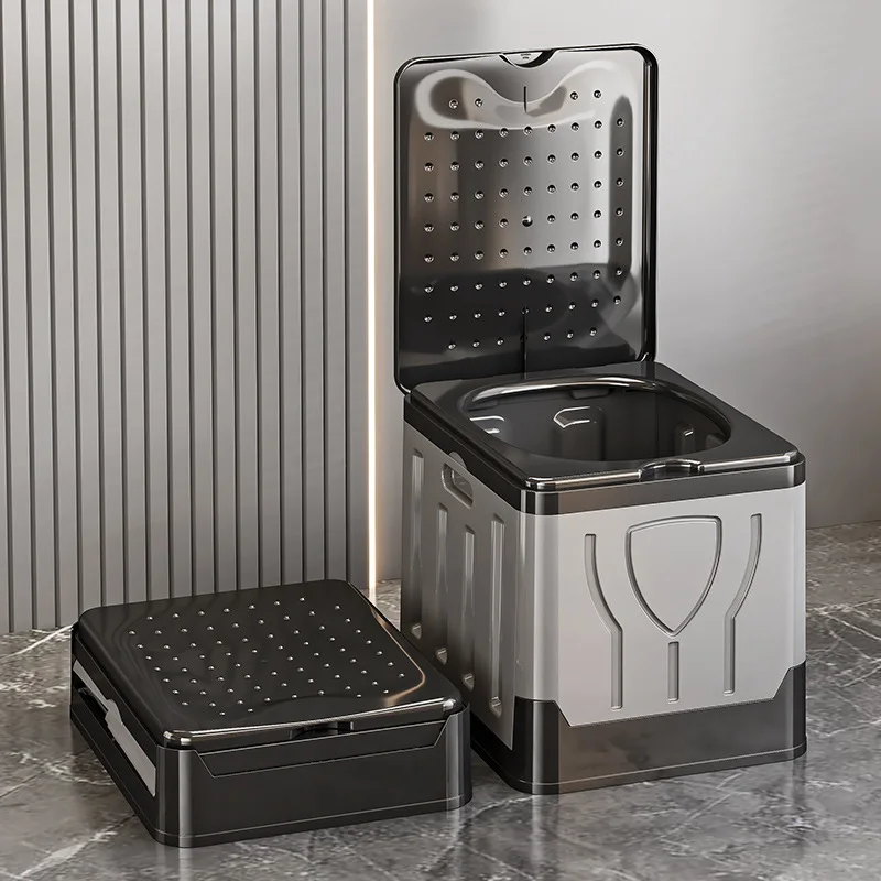 

Туалет Открытый Туалет Кемпинг Складной Аварийный Мобильный Туалет Для Взрослых Самоводной Пластиковый Туалет Необходимый Кемпинговый Туалет