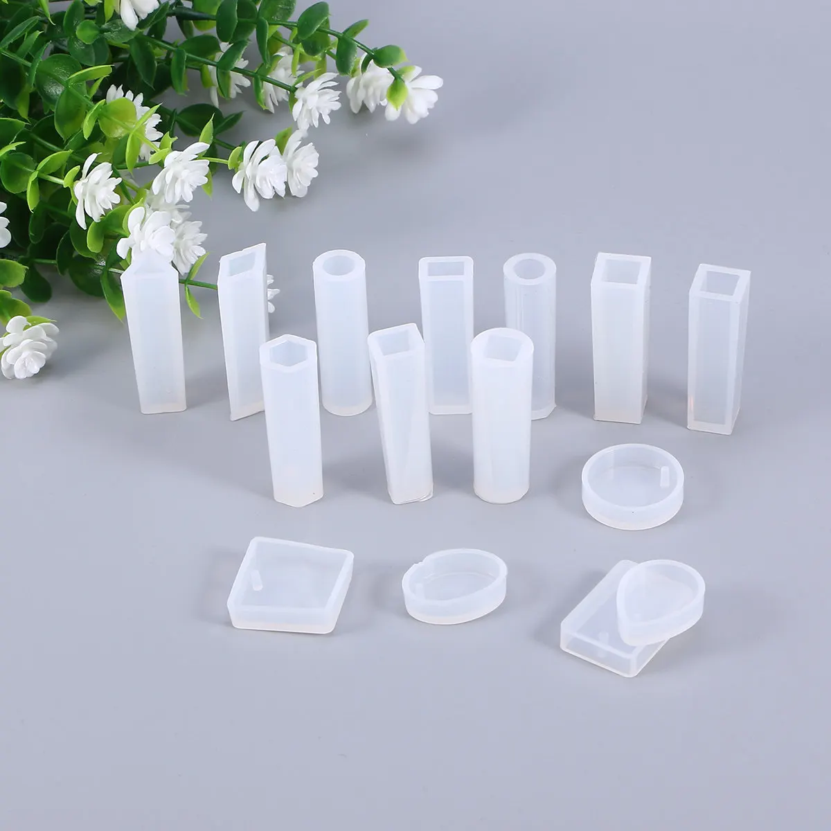 

Набор из 115 силиконовых форм для изготовления ювелирных изделий, подвесок и серег, гибкие, гладкие, с резьбовым креплением, легко моются