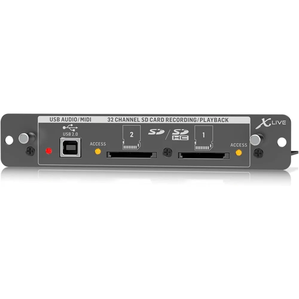 X32 Expansion Card for 32-Channel Live Recording and Audio/MIDI Interface on SD/SDHC Cards and USB