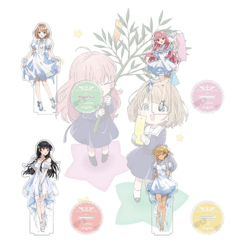 Yuri Anime I Want to Love You Till Your Dying Day Acrylic Stand Model Plate Desktop Display Ornament Keychain Gifts