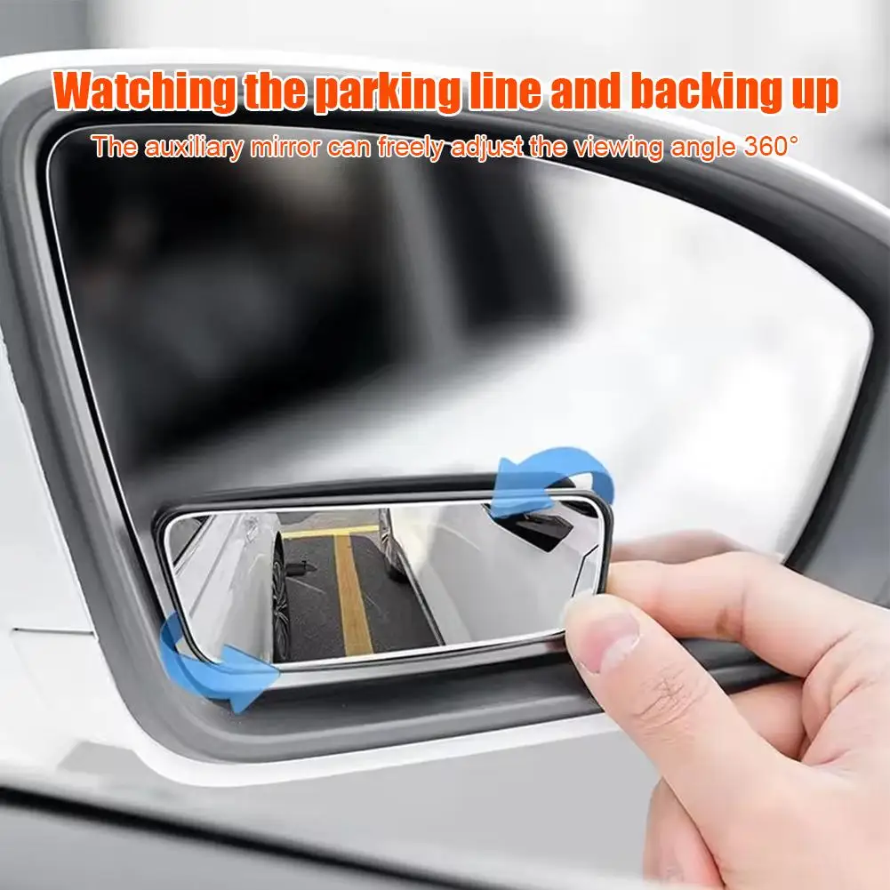 

Small Circular Mirror For Car Reversing Mirror 360° Ultra Clear Reflector Car Blind Spot Auxiliary Universal Rearview Mirro J4M3
