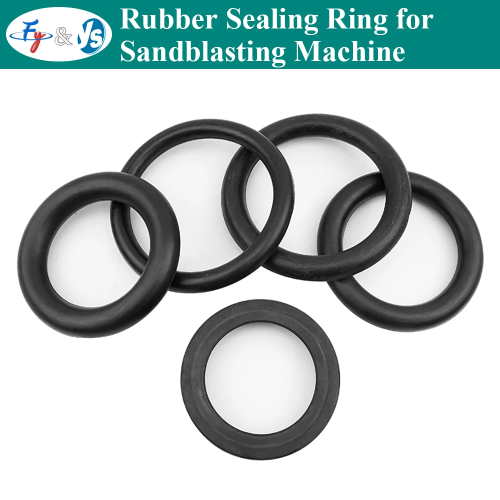 Sandblasting O-Ring Seal, Wear Resistant NBR Rubber O Ring for Sandblaster Valve/Gun, High Pressure Air Tight Gasket